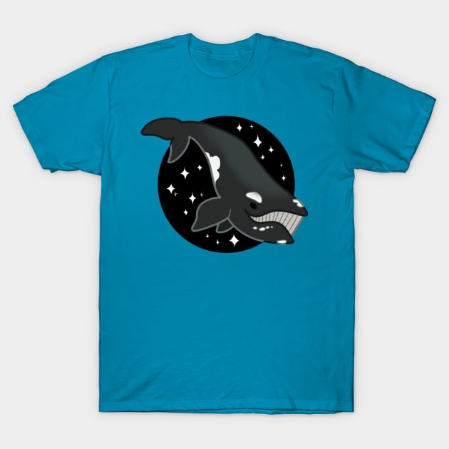Right Whale T-Shirt by owlapin